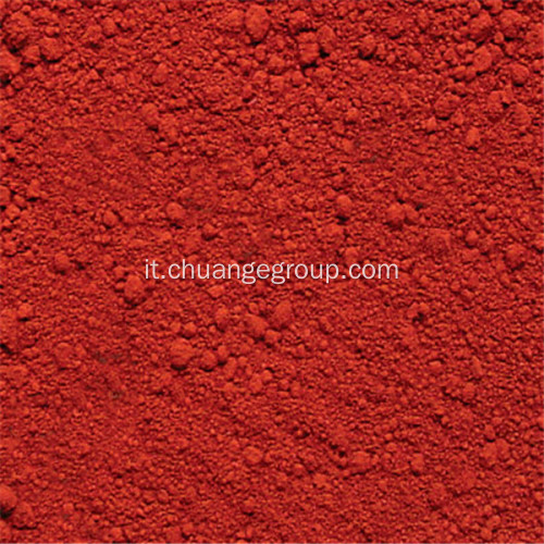 Ossido di ferro pigmentato rosso per calcestruzzo